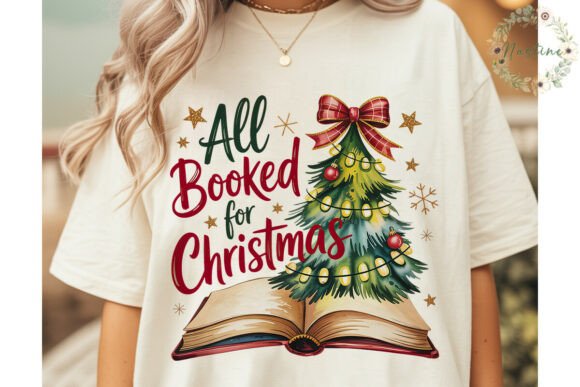 Booked for Christmas Sublimation Design: Illustrations Review