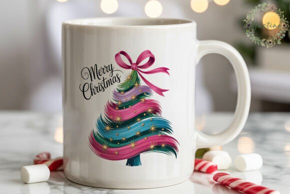 Brushstroke Christmas Tree PNG Clipart Review for Digital Sellers