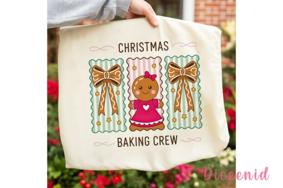 Christmas Baking Crew Sublimation Design for Illustrations