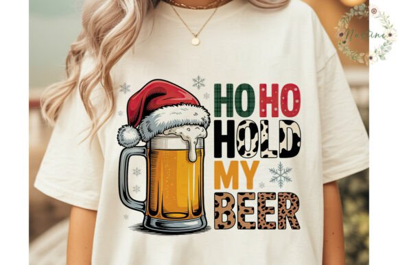Christmas Beer Santa Hat PNG Clipart for Illustrations