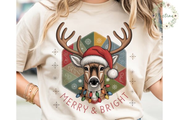 Christmas Deer Embroidery PNG Clipart Review