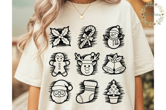 Christmas Doodle Grid Sublimation Design Review for Crafters
