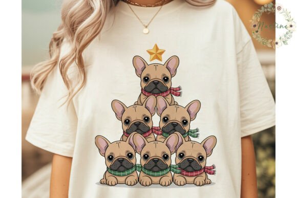 Christmas French Bulldog Stack PNG Review