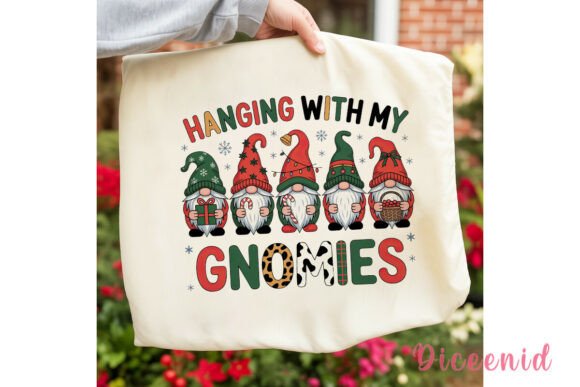 Christmas Gnome Pattern Text PNG Clipart: A Publisher’s Review of Seasonal Illustrations