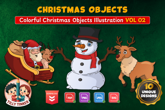 Christmas Objects Illustration Vol 02: A Publisher’s Review of Seasonal Design Assets