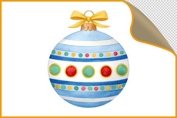 Christmas Ornament with Yellow Bow PNG: A Seller’s Review for Illustrations