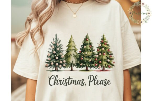 Christmas Please Trees PNG Clipart for Illustrations
