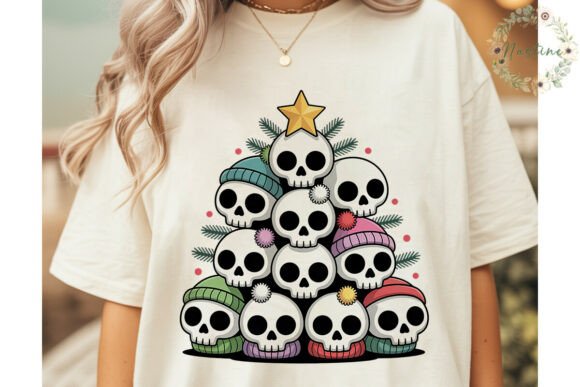 Christmas Skull Tree Digital Download PN: Illustrations Review