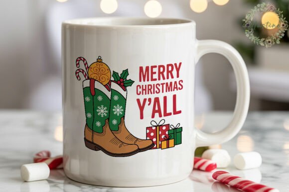 Country Christmas Boots PNG Clipart for Illustrations