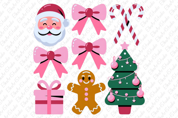 Cute Christmas PNG Sublimation for Illustrations