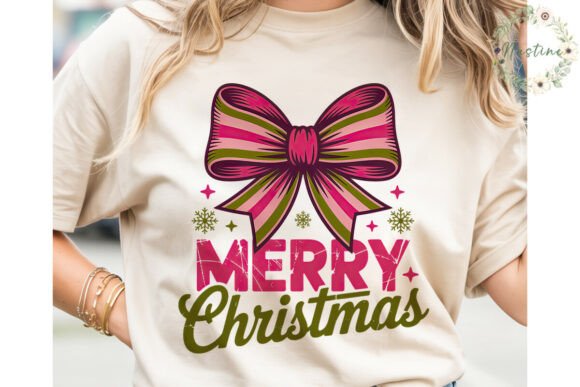 Distressed Merry Christmas Bow PNG: A Designer’s Review for Seasonal Illustrations