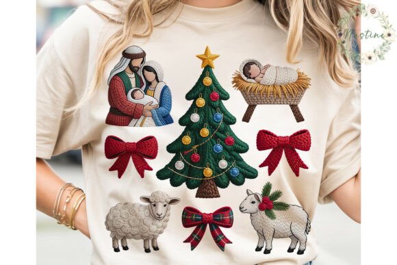 Embroidered Nativity Christmas PNG: A Review for Illustrations Sellers