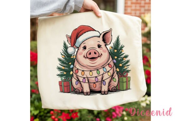 Festive Christmas Pig Sublimation Design: A Brand Designer’s Review for Illustrations