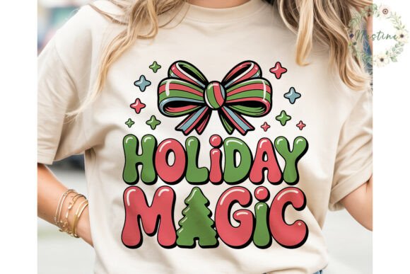Holiday Magic Christmas PNG Clipart for Illustrations