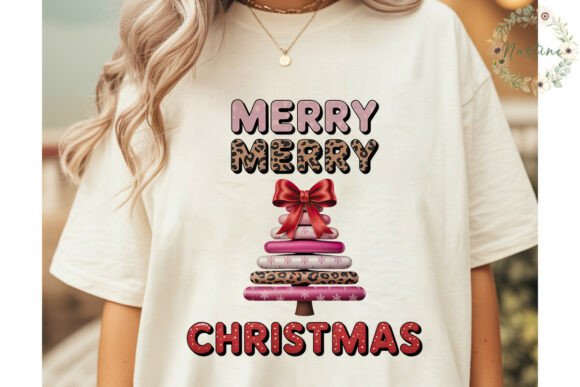 Leopard Pink Christmas Tree Sublimation