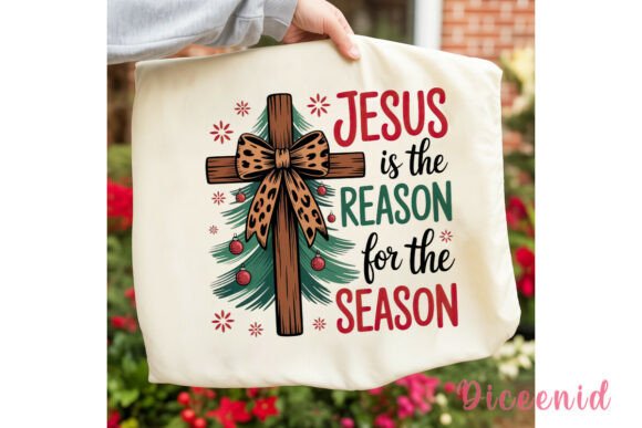 Leopard Print Christmas Cross PNG Review