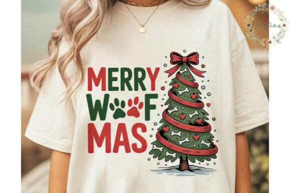 Merry Woof Mas Christmas PNG Clipart Illustrations