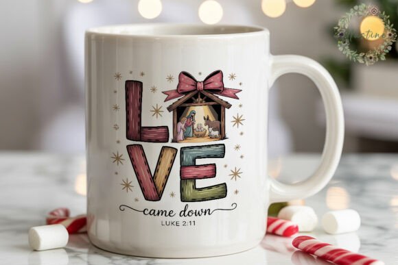 Nativity Love Christmas PNG Clipart for Bloggers and Publishers